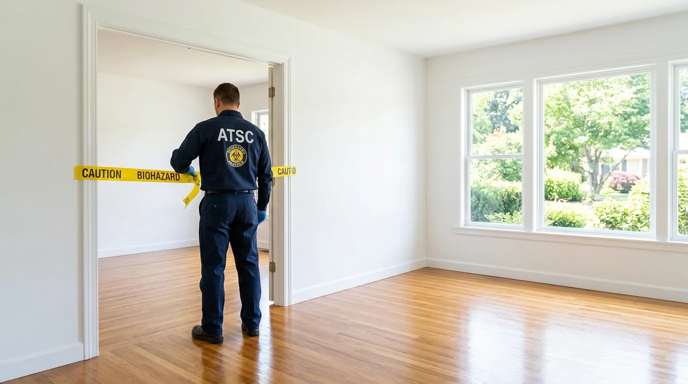 Certified biohazard cleanup crew performing Crime Scene Cleanup in Richmond Hill